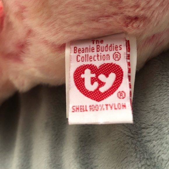 TY Beanie Buddy - Mint Condition Romance Bear - 2001 Retired - With tags - Picture 3 of 7